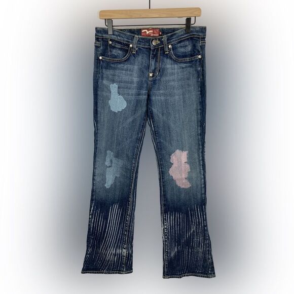 Vintage Miss Vigoss Jeans Women’s 5/6 Bootcut Mid Rise Juniors Casual Boho - Picture 1 of 14